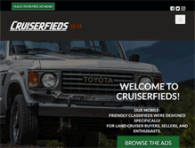 Tablet Screenshot of cruiserfieds.com